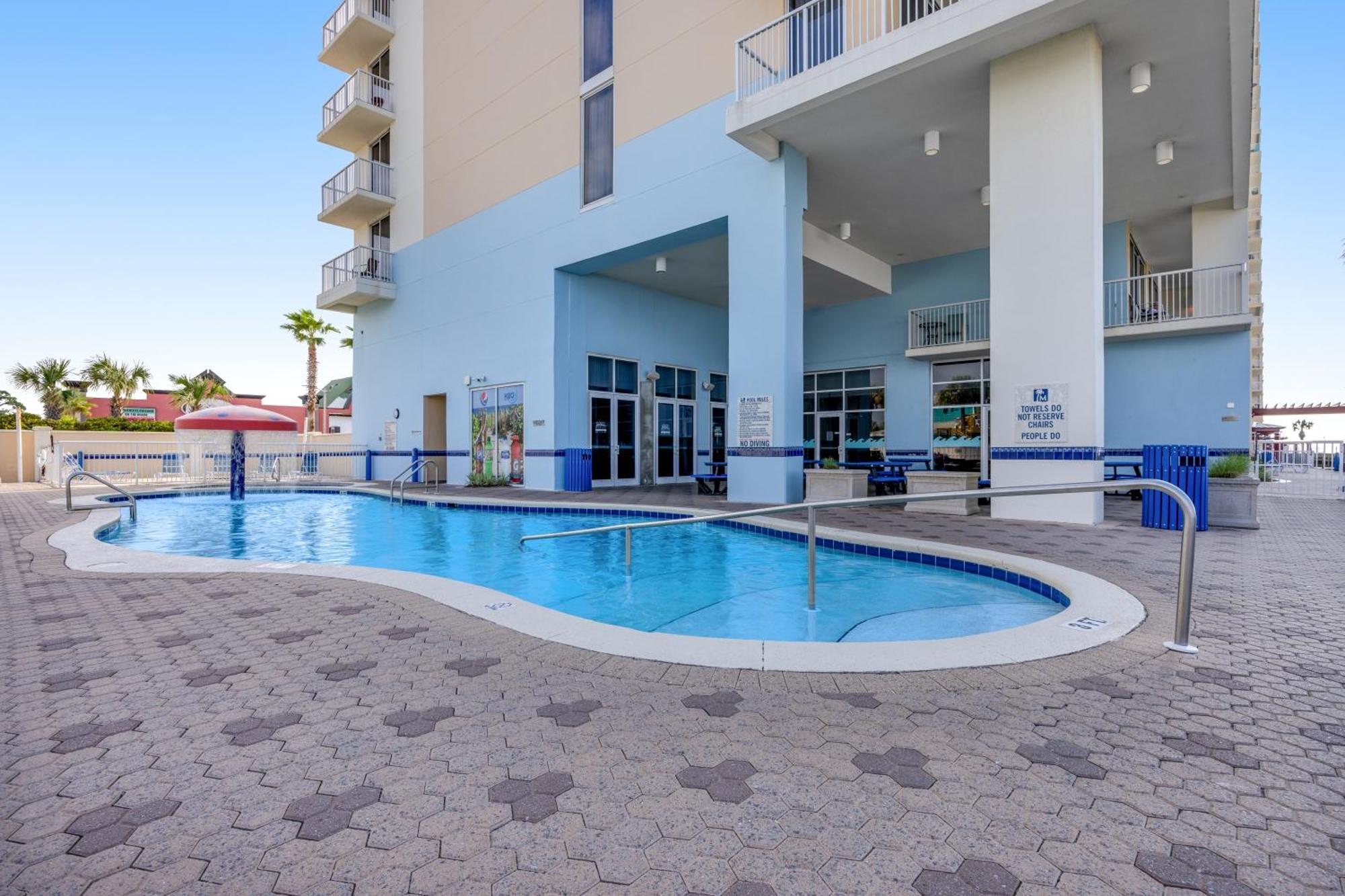Parking Fee Included-Majestic 1-1606! Gulf Front 1Bedroom, Pool,Hot Tubs,Tennis Panama City Beach Eksteriør bilde
