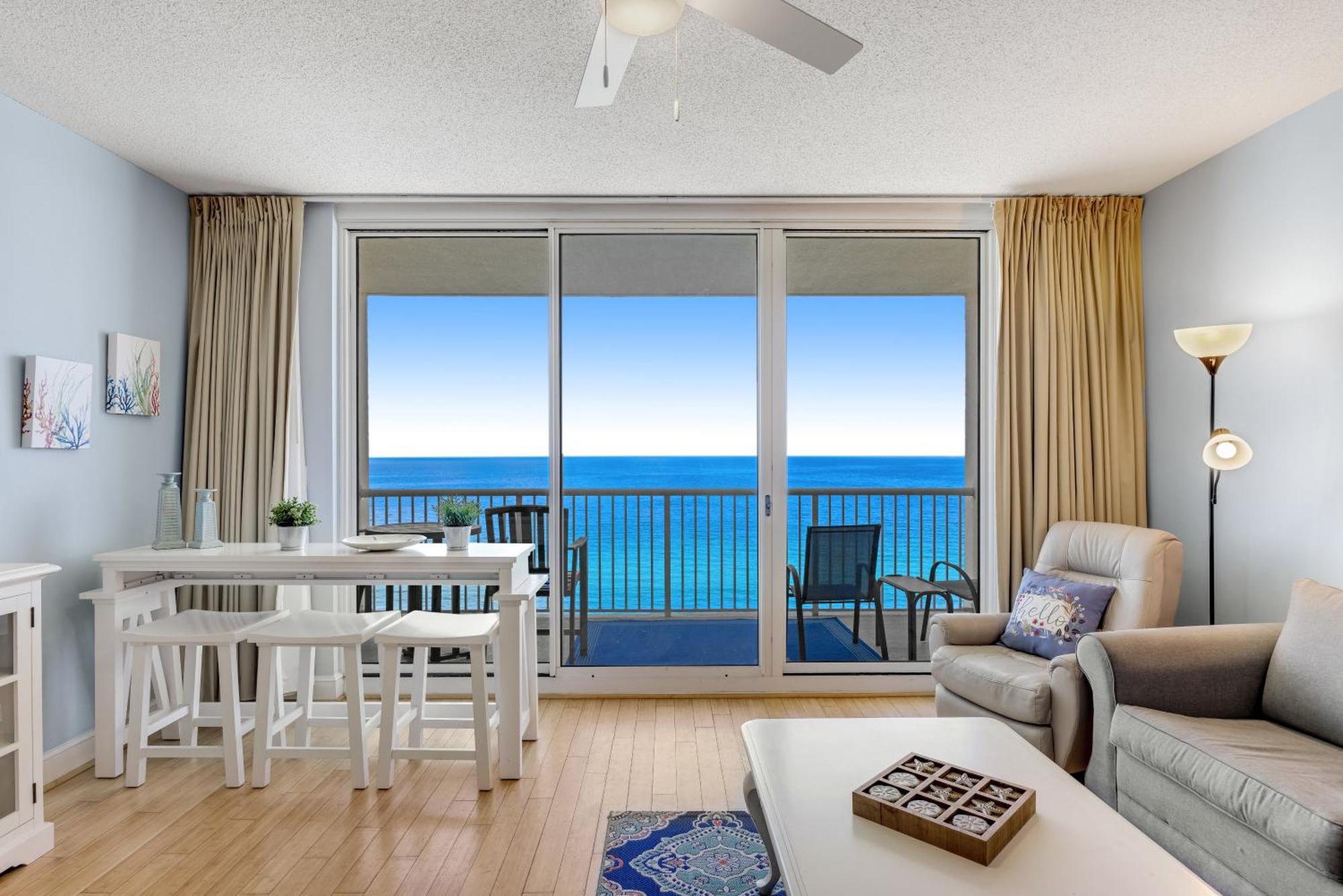 Parking Fee Included-Majestic 1-1606! Gulf Front 1Bedroom, Pool,Hot Tubs,Tennis Panama City Beach Eksteriør bilde